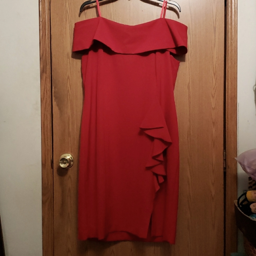 SLNY Red dress Size 20W